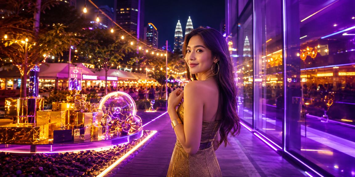 Suasana hiburan kasino moden di Kuala Lumpur yang menggambarkan pengalaman bermain dalam talian bersama 207